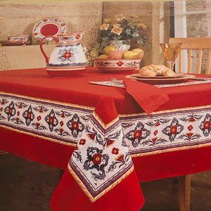 Tabletops Gallery Tablecloth Italiano 52 x 70 NWT